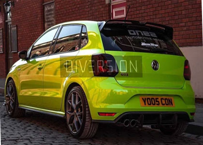 Volkswagen Polo MK5 6R / 6C Oettinger Style Spoiler Gloss Black