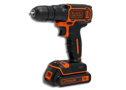 Black & Decker 18V Drill Driver With 200mA Charger & Battery