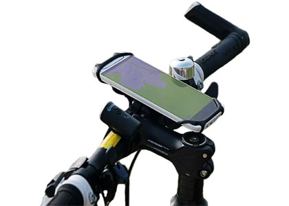 BTR Silicone Handlebar Mobile Phone Mount, Fits All Phones & Bikes